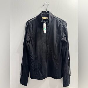 Michael Kors Logo Tape Stretch Nylon Jacket